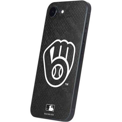 MLB Milwaukee Brewers Dark Wash iPhone 16e Skin