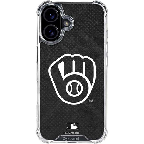 MLB Milwaukee Brewers Dark Wash iPhone 17 Clear Case