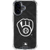 MLB Milwaukee Brewers Dark Wash iPhone 17 Clear Case