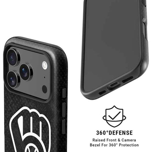 MLB Milwaukee Brewers Dark Wash iPhone 17 Pro Magsafe Impact Case