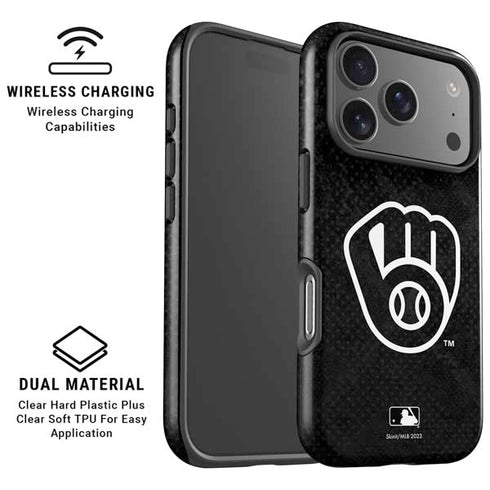 MLB Milwaukee Brewers Dark Wash iPhone 17 Pro Magsafe Impact Case