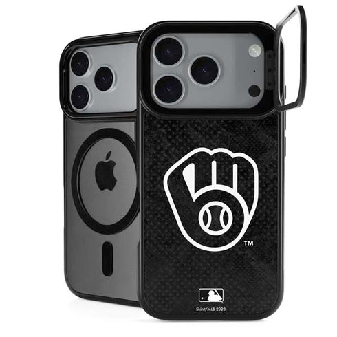 MLB Milwaukee Brewers Dark Wash iPhone 17 Pro Max Kickstand Case