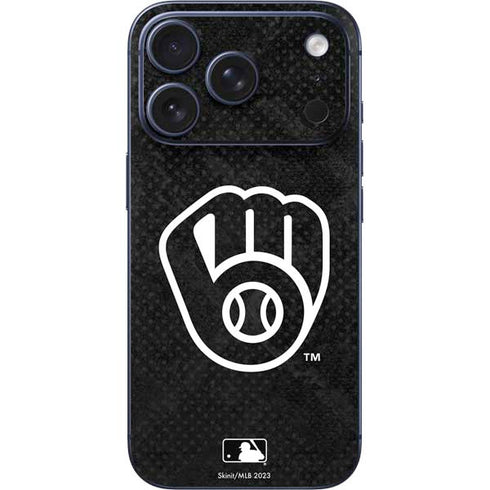 MLB Milwaukee Brewers Dark Wash iPhone 17 Pro Max Skin