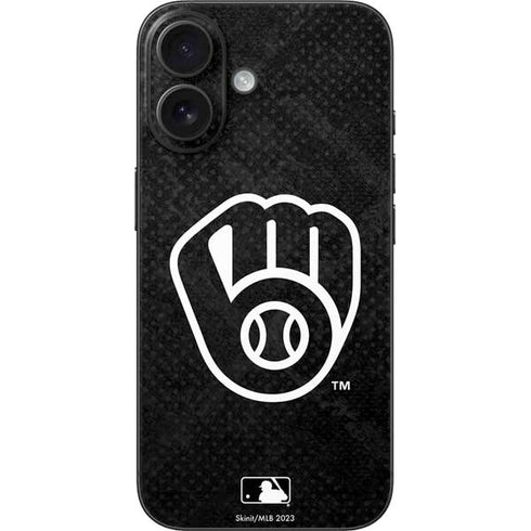 MLB Milwaukee Brewers Dark Wash iPhone 17 Skin