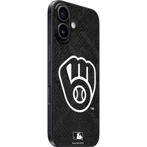 MLB Milwaukee Brewers Dark Wash iPhone 17 Skin