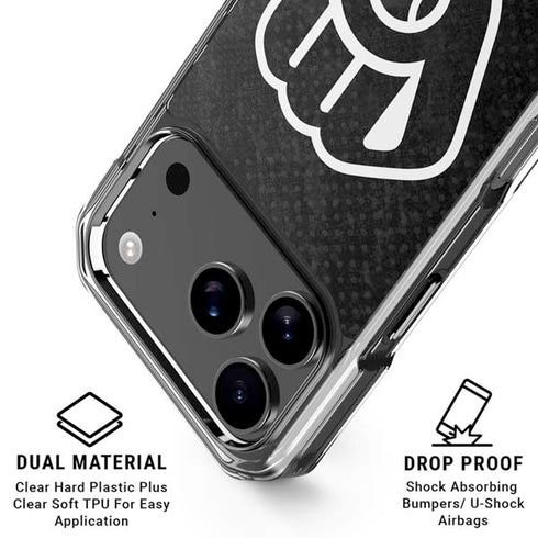 MLB Milwaukee Brewers Dark Wash iPhone 18 Pro Clear Case