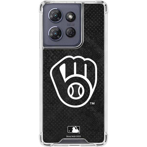 MLB Milwaukee Brewers Dark Wash Moto G Stylus 5G (2025) Clear Case