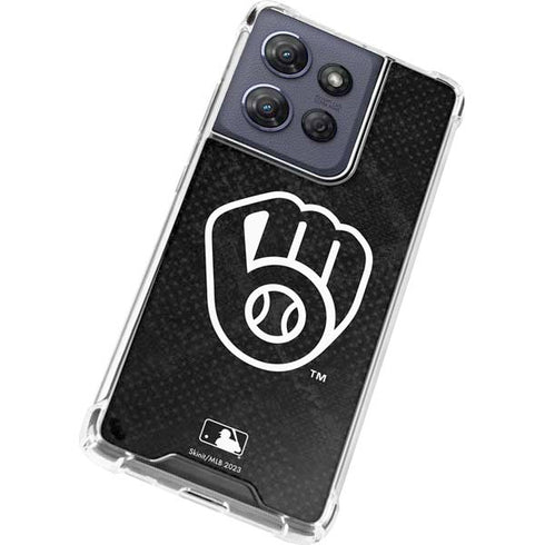 MLB Milwaukee Brewers Dark Wash Moto G Stylus 5G (2025) Clear Case