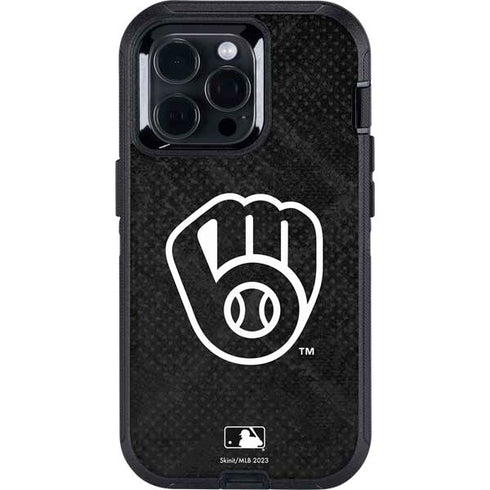MLB Milwaukee Brewers Dark Wash Otterbox Defender iPhone Skin