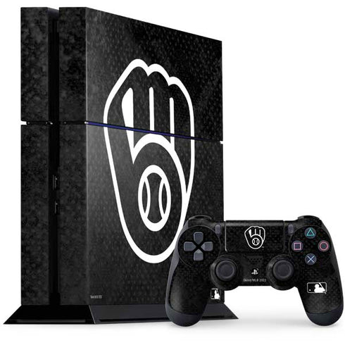 MLB Milwaukee Brewers Dark Wash PlayStation PS4 Skins