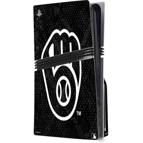 MLB Milwaukee Brewers Dark Wash PlayStation PS5 Skins