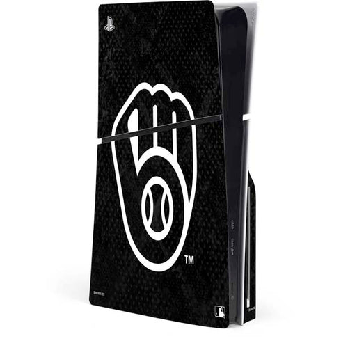 MLB Milwaukee Brewers Dark Wash PlayStation PS5 Skins