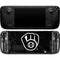 MLB Milwaukee Brewers Dark Wash Steam Deck Handheld Gaming Computer OLED Skin