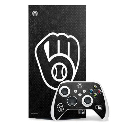 MLB Milwaukee Brewers Dark Wash Xbox Series X Skins