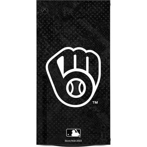 MLB Milwaukee Brewers Dark Wash XBox Series X Digital Edition Console Skin