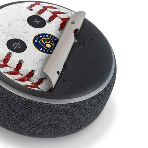 MLB Milwaukee Brewers Game Ball Amazon Echo Dot Skin