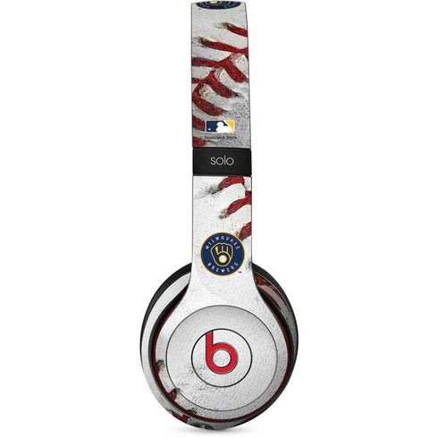 MLB Milwaukee Brewers Game Ball Beats Solo 3 Wireless Skin