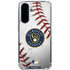 MLB Milwaukee Brewers Game Ball Galaxy A36 5G Clear Case