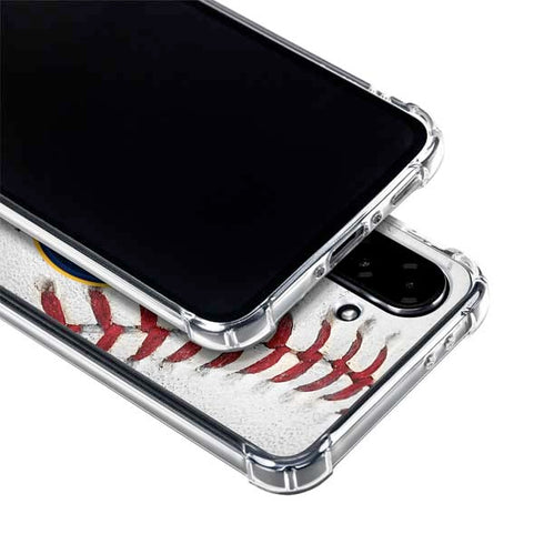 MLB Milwaukee Brewers Game Ball Galaxy A36 5G Clear Case