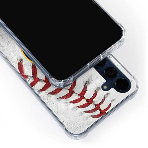 MLB Milwaukee Brewers Game Ball Galaxy A55 5G Clear Case