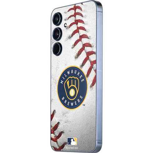 MLB Milwaukee Brewers Game Ball Galaxy A55 5G Skin