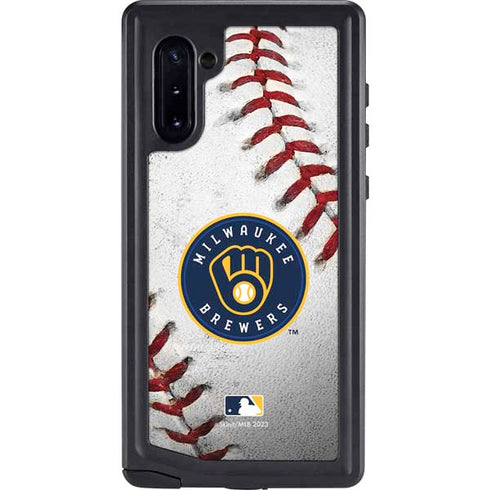 MLB Milwaukee Brewers Game Ball Galaxy Cases