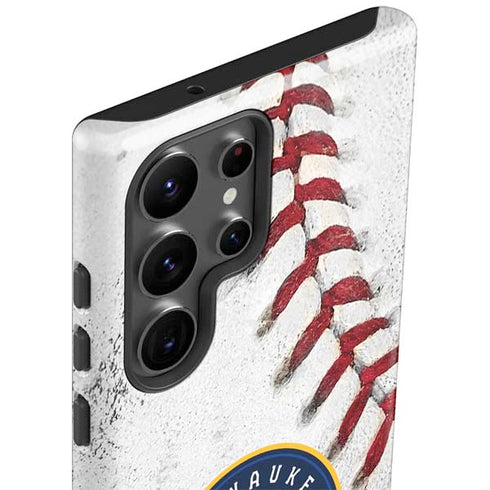 MLB Milwaukee Brewers Game Ball Galaxy S23 Ultra Pro Case