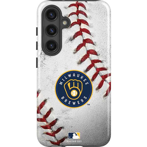 MLB Milwaukee Brewers Game Ball Galaxy S25 Impact Case