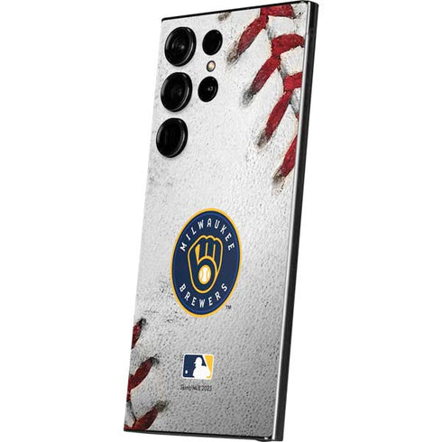 MLB Milwaukee Brewers Game Ball Galaxy S24 Ultra Skin