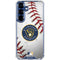 MLB Milwaukee Brewers Game Ball Galaxy S25 Plus Clear Case