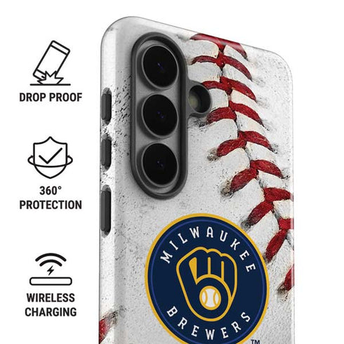 MLB Milwaukee Brewers Game Ball Galaxy S26 Impact Case