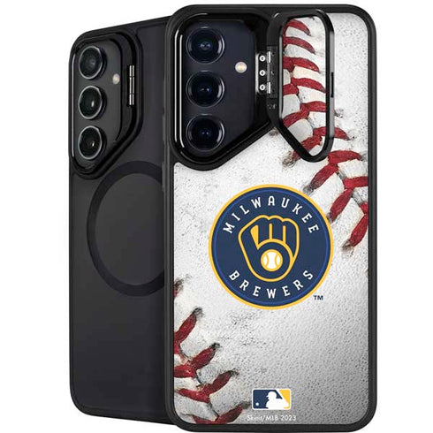 MLB Milwaukee Brewers Game Ball Galaxy S26 Kickstand Case