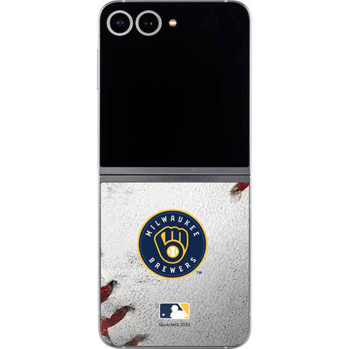MLB Milwaukee Brewers Game Ball Galaxy Z Flip6 Skin