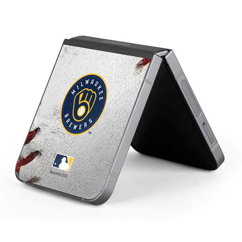 MLB Milwaukee Brewers Game Ball Galaxy Z Flip6 Skin
