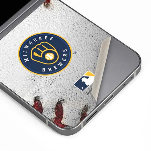 MLB Milwaukee Brewers Game Ball Galaxy Z Flip6 Skin