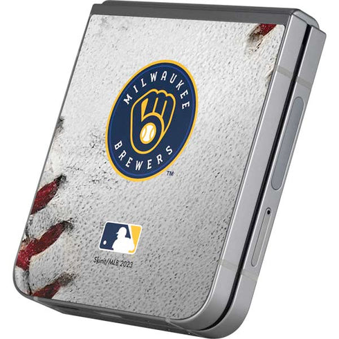 MLB Milwaukee Brewers Game Ball Galaxy Z Flip6 Skin