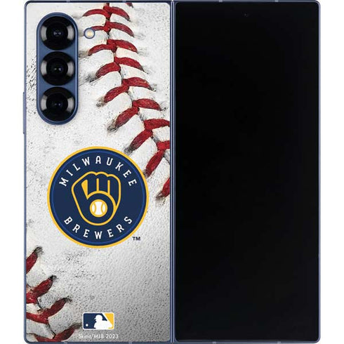 MLB Milwaukee Brewers Game Ball Galaxy Z Fold6 Skin
