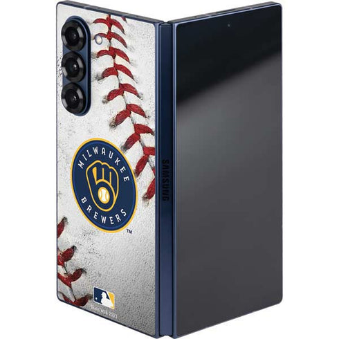 MLB Milwaukee Brewers Game Ball Galaxy Z Fold6 Skin