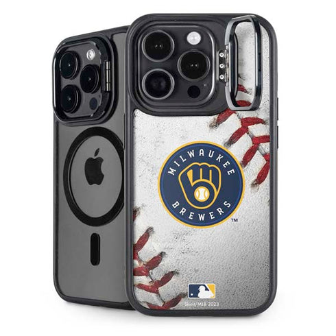 MLB Milwaukee Brewers Game Ball iPhone 13 Pro Kickstand Case