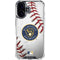 MLB Milwaukee Brewers Game Ball iPhone 16 Clear Case