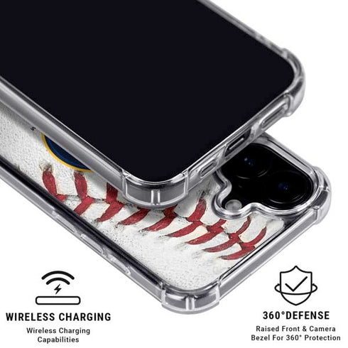 MLB Milwaukee Brewers Game Ball iPhone 16 MagSafe Case