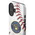 MLB Milwaukee Brewers Game Ball iPhone 16 Plus Impact Case