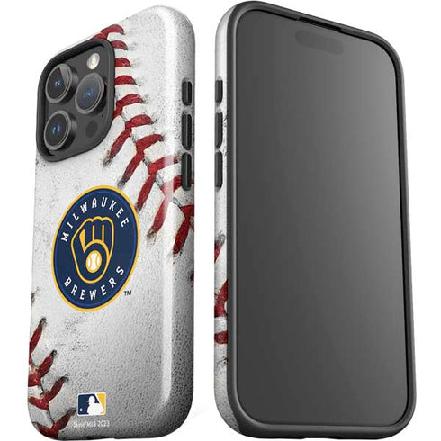 MLB Milwaukee Brewers Game Ball iPhone 16 Pro Impact Case