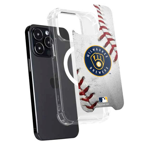 MLB Milwaukee Brewers Game Ball iPhone 16 Pro MagSafe Case