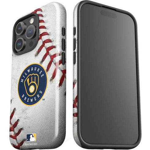 MLB Milwaukee Brewers Game Ball iPhone 16 Pro Max Impact Case