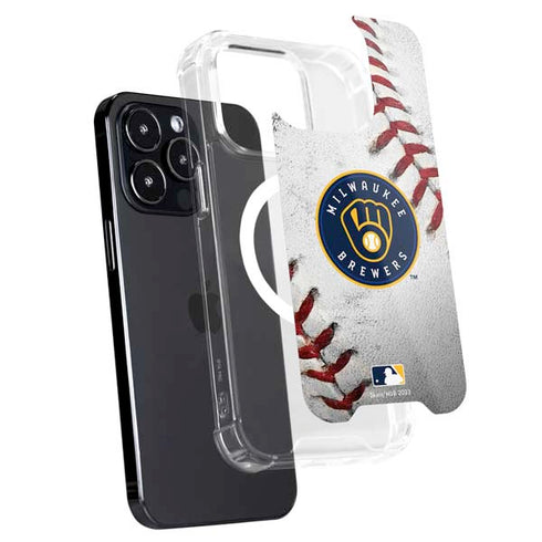 MLB Milwaukee Brewers Game Ball iPhone 16 Pro Max MagSafe Case