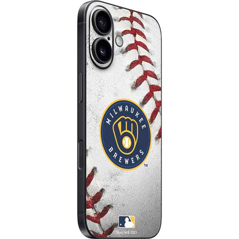 MLB Milwaukee Brewers Game Ball iPhone 16 Skin