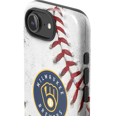 MLB Milwaukee Brewers Game Ball iPhone 16e Impact Case