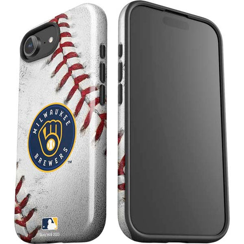 MLB Milwaukee Brewers Game Ball iPhone 16e Impact Case