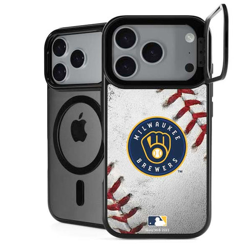 MLB Milwaukee Brewers Game Ball iPhone 18 Pro Max Kickstand Case